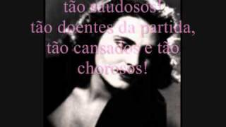 Amália Rodrigues- Partindo Se (Lyrics)