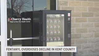 Fentanyl overdose deaths decreasing in Kent County and across the nation.