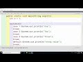 switch in java with bluej