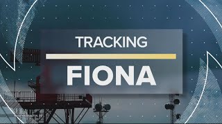 Tracking Hurricane Fiona's path | Sept. 22, 2022 afternoon