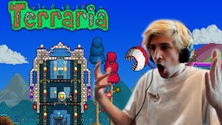 xQc Plays Terraria with Moxy and Poke!