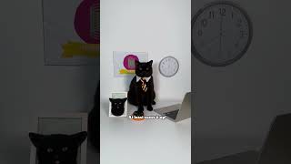 Lyle from Work episode 5 ‘Think Outside The Box’ #funnycats #talkingcats #officecats #cats