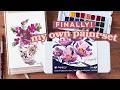 I Designed My Own Watercolor Set, Let's Try It!