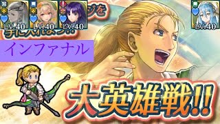 【FEH】ジョージ大英雄戦(インファナル)  配布パーティ  (継承/聖印なし)