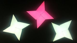 How to make ninja star - origami ninja star