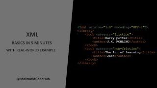 XML Basics in 5 Minutes with Real-World Example | XML Tutorial | XML Explained