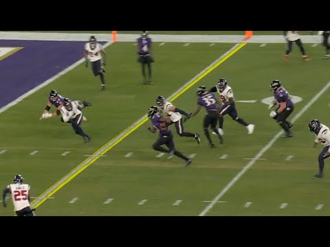 LAMAR JACKSON 13 YARD RUSHING TOUCHDOWN 🔥 Ravens Vs Texans Wild Card ...