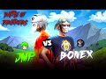 JMP FF 📱VS BONEX4 FF 🖥️ | Battle of brothers 👽