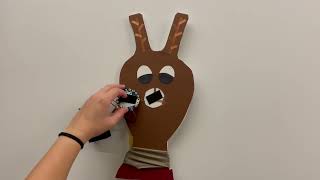 CPB TA Demo - Rudolph The Capacitive Touch Enabled Reindeer - Capacitive Touch + Serial I/O