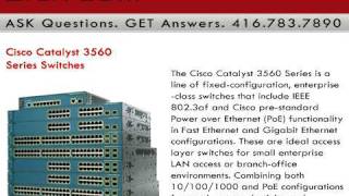 Cisco Catalyst 3560 Series Switches, Digitcom.ca Business Phone Systems