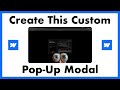 HOW TO: Make 2025 ready pop up modal in Webflow