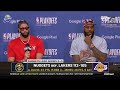 LeBron & AD POSTGAME INTERVIEWS  Los Angeles Lakers loss to Denver Nuggets 112-105 in Game 3