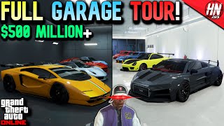 Full Tour of My $500M+ Vehicle Collection In GTA Online!