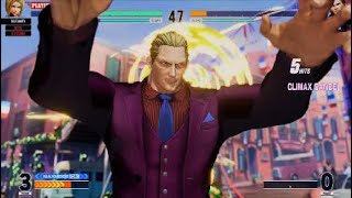 KOF15　ギース　カウンター26Hit8割コンボ　ゲージをフル活用