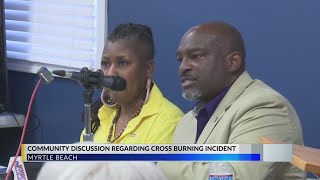 Horry County cross burning victims speak about racial hate at community discussion