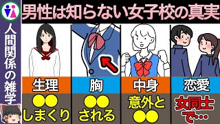 【7選】男性には見せられない女子校の秘密【ゆっくり解説】