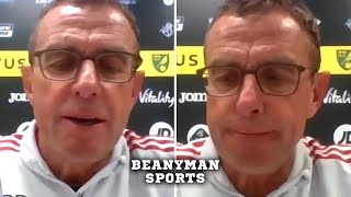 Norwich 0-1 Man Utd | Ralf Rangnick | Full Post Match Press Conference | Premier League