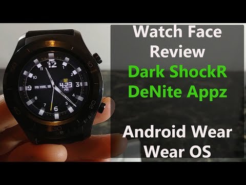 Watch Face Wednesday: Dark ShockR Wear OS Android Wear Review
