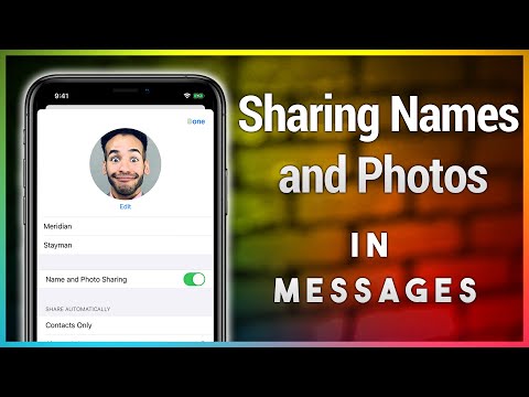 Share your name and photo in Messages for iOS