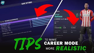 Tips to make Career Mode more REALISTIC | FIFA21