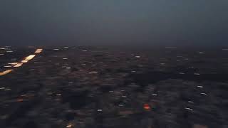 Busy Peshawar Road Aerial Shot