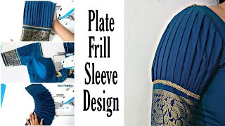 Plate puff sleeve || Bahubali sleeve design || फुगा बाही || Cutting \u0026 Stitching प्लेट स्लीवज डिझाईन