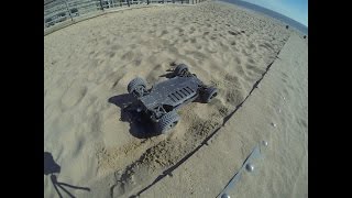 RC 4x4 Tamco Raid on the beach Crash