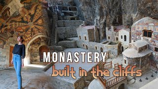 Sumela Monastery hidden high on a steep cliff | TRABZON, TURKEY