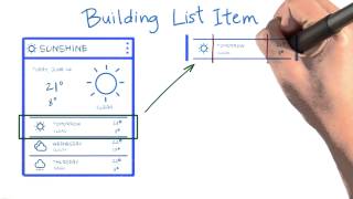Building List Item - Developing Android Apps