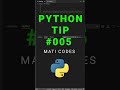 Best way to format a string using a dictionary - Python Tip #python #coding #programming