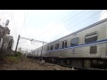 20111218 emu500通過路竹車站南端平交道