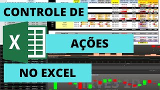 Planilha Controle Ações Excel | Controle de Investimentos no Excel