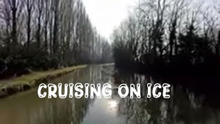 Narrowboat living \u0026 BREAKING ICE on the Grand Union Canal near Stoke Hammond