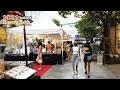 Bangkok EmQuartier shopping mall market, Walking Tour 4K BTS Phromphong, 2021 Thailand Trip Vlog🇹🇭