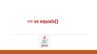 Difference Between == and equals() in Java | Interview Question