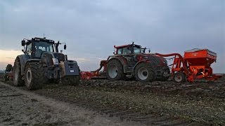 Valtra T213 \u0026 T202 | Ploughing, power harrowing \u0026 drilling wheat