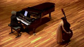 Elgar - Salut d'Amour (CSU Bass Day) - Mikyung Sung double bass, Susan Hoskins piano