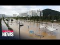 Heavy rain, flooding leaves three dead in Busan; one dead in Ulsan