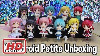 Nendoroid Petite Puella Magi Madoka Magica Figures Full Set Unboxing!  SUPER CUTE!!