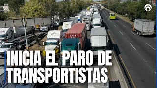 ¡Caos en la México-Querétaro! Protesta masiva de transportistas paraliza la autopista