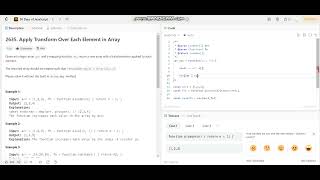 Basic Array Transformations LeetCode 2635 Apply Transform Over Each Element in Array