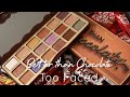 *NEW* Too Faced Better than Chocolate eyeshadow palette - Live Swatches