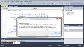 Visual Basic Tutorial 134 Catching Specific Exception Types YouTube