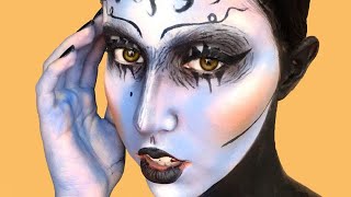 Demontier Blue Dalia Makeup Recreation