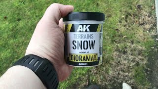 AK Terrains Snow Diorama Review