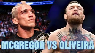 UFC Conor Mcgregor Vs Charles Oliveira Lightweight championship