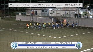 U17 Invicta Matera 1-0 Real Metapontino - Highlights