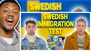 AMERICAN REACTS To Getting Past Swedish Immigration