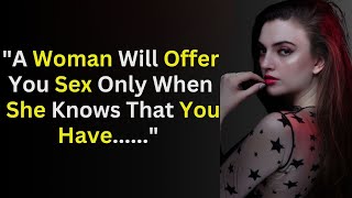 "If A Woman Asks For ... |Amazing  Psychological Facts | Motivational Quotes