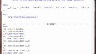 Python Tutorial 17 - The Random Module
